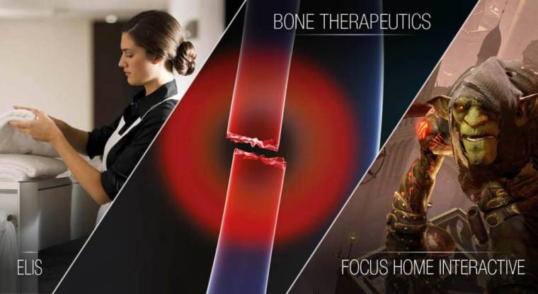 Elis, Bone Therapeutics, Focus Home Interactive, quelques unes des sociétés qui sont venues frapper à la porte de la Bourse en 2015. (© Fotlia / Bone Therapeutics / FHI)