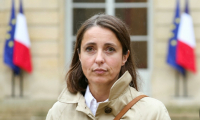 Sophie Binet à sa sortie de Matignon le 25 septembre 2024, à Paris ( AFP / ALAIN JOCARD )