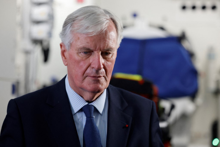 Michel Barnier, le 7 septembre 2024, à Paris ( AFP / LUDOVIC MARIN )