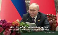 Poutine juge "nuisible" toute alliance politique et militaire "fermée" en Asie-Pacifique