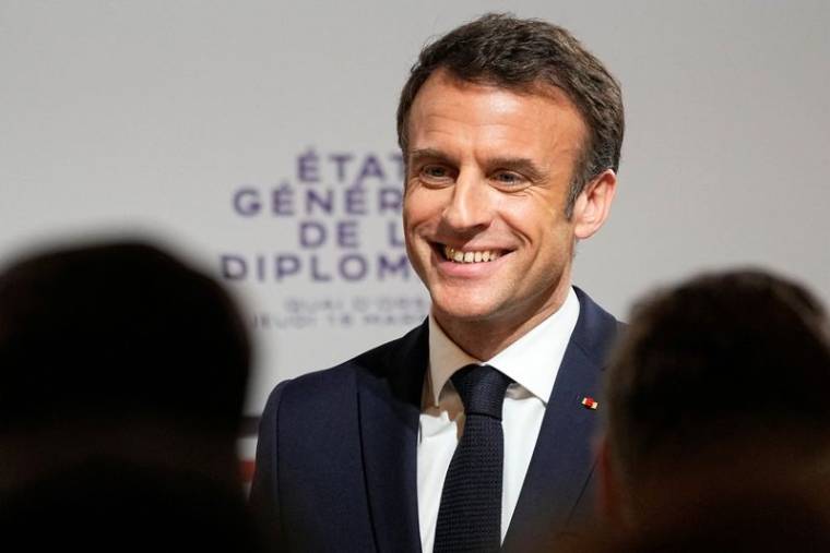 Emmanuel Macron à Paris