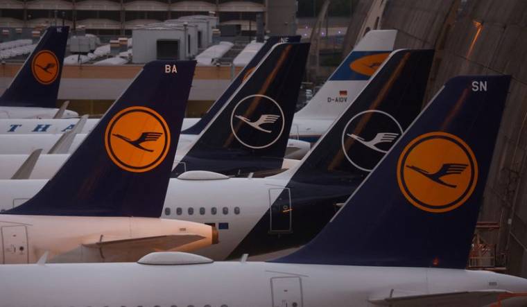 Des avions de Lufthansa à l'aéroport de Francfort