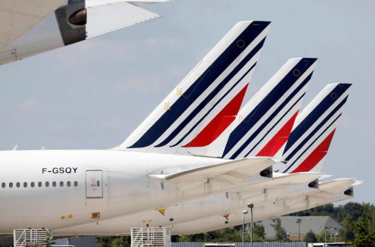 Des avions Air France à l'aéroport Roissy-Charles-de-Gaulle