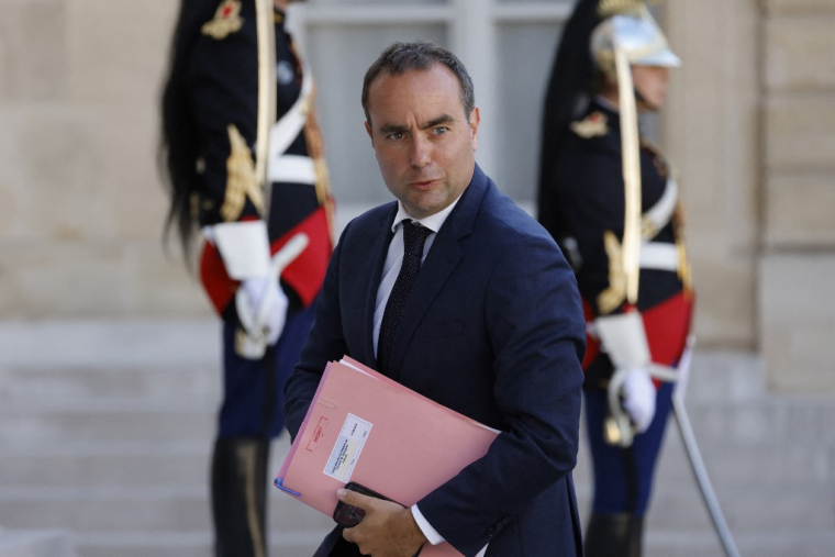 Sébastien Lecornu à Paris, le 7 juin 2024. ( AFP / LUDOVIC MARIN )