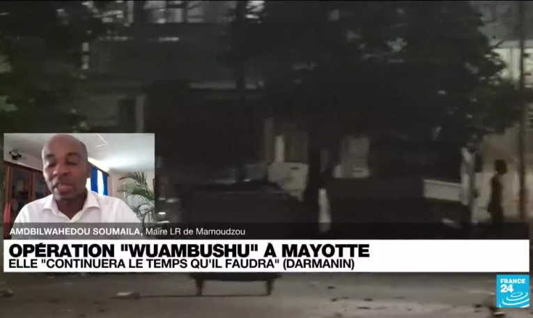 Mayotte : le maire de Mamoudzou "remercie le ministre de l'Intérieur qui a pris son courage à deux mains"