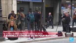 Législatives anticipées en France : Marion Maréchal est arrivée au siège du RN