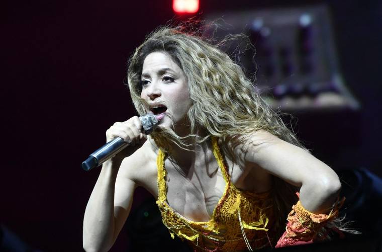 Shakira à Indio, aux Etats-Unis, le 12 avril 2024. ( AFP / VALERIE MACON )