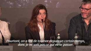 Cannes: Catherine Deneuve et Chiara Mastroianni sur le tapis rouge pour "Marcello Mio"