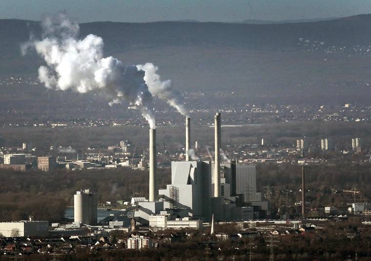 Une centrale à charbon, en Allemagne ( AFP / DANIEL ROLAND )