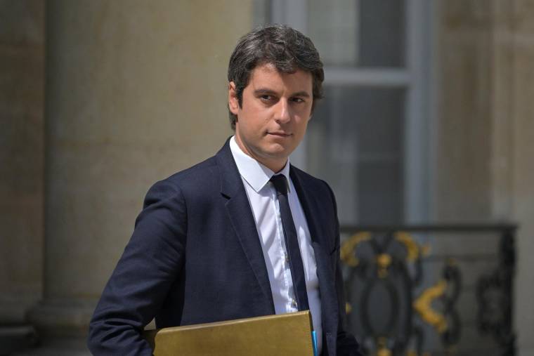 Gabriel Attal à Paris le 30 mai. ( AFP / ALAIN JOCARD )