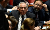 François Bayrou à l'Assemblée nationale, lors du vote du budget de l'Etat, le 5 février 2025  ( AFP / JULIEN DE ROSA )