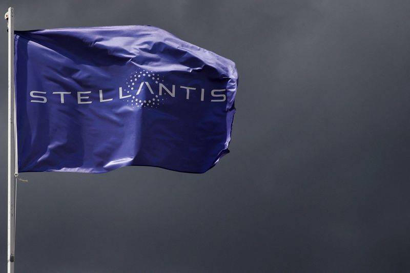 Un drapeau Stellantis