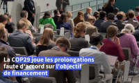 À Bakou, l'attente d'un accord financier géant pour le climat