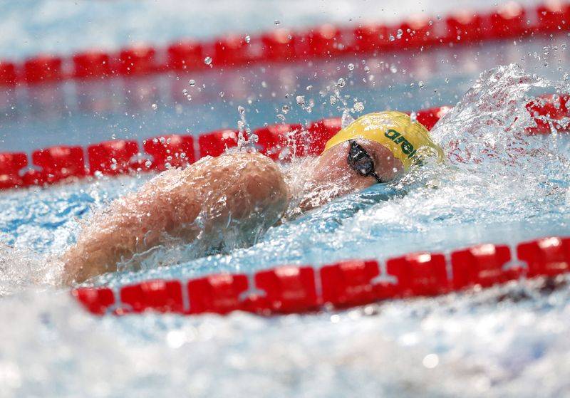Short sacré champion du monde sur le 400 m nage libre