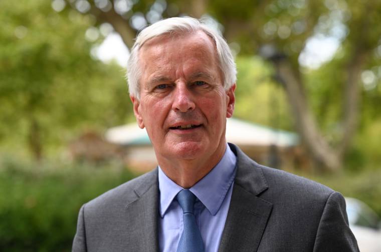 Michel Barnier, le 9 septembre 2021, à Nîmes. ( AFP / Pascal GUYOT )