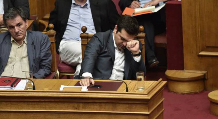 La Grèce ouvrira le bal des échéances électorales le 20 septembre mais sera suivie par l'Espagne, le Portugal et la France. (© A. Messinis / AFP)