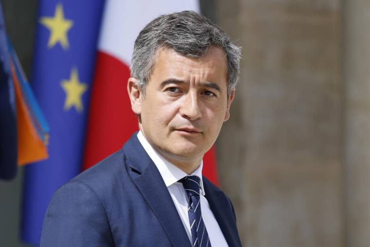 Gérald Darmanin, le 14 juin 2022, à Paris ( AFP / Ludovic MARIN )