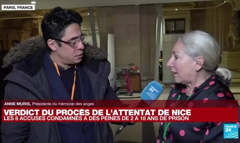 Attentat de Nice : un verdict trop léger pour Anne Muris qui espérait "des peines plus lourdes"