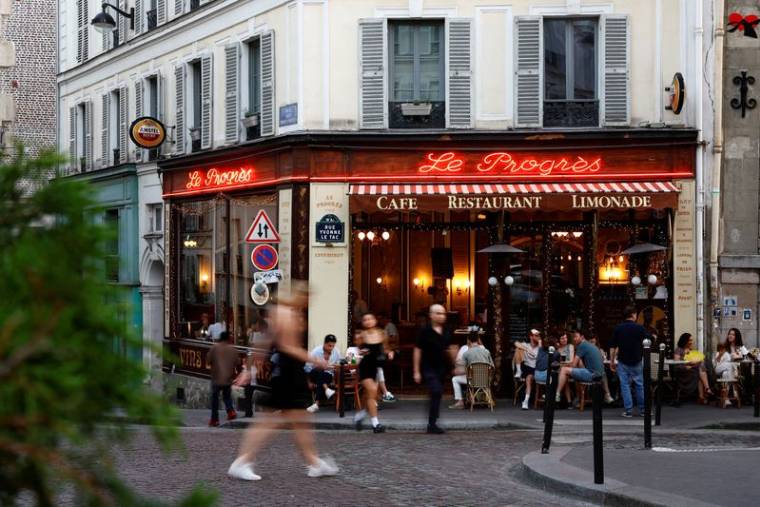 Un restaurant à la Butte Montmartre à Paris