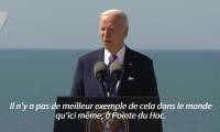 D-Day: en Normandie, Biden oppose à Trump une vision héroïque du destin américain