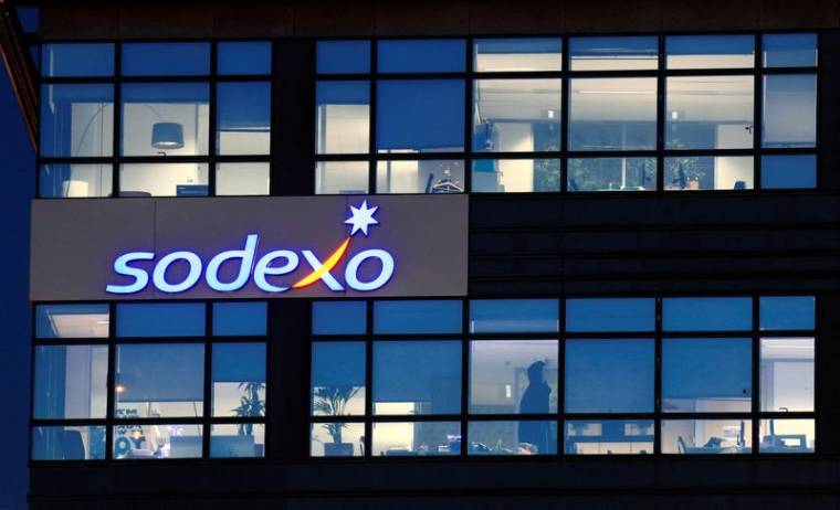 Photo d'archives: Le logo de Sodexo