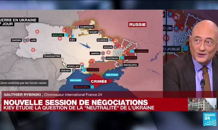 Avant de nouvelles négociations, l'Ukraine dit 'étudier' la demande russe de sa 'neutralité'