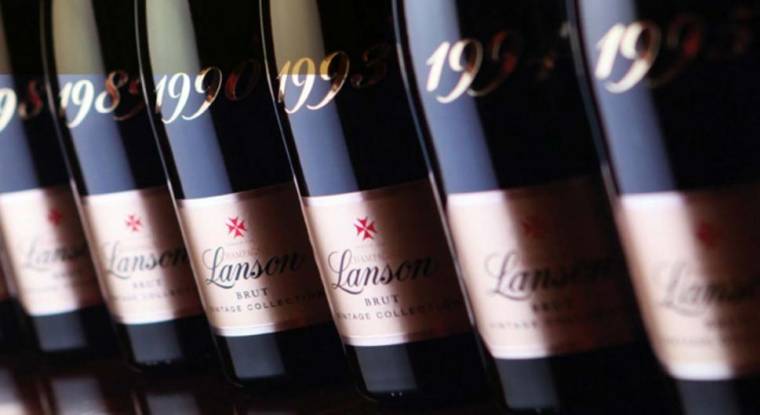 Des bouteilles de champagne Lanson. (© Lanson-BCC)