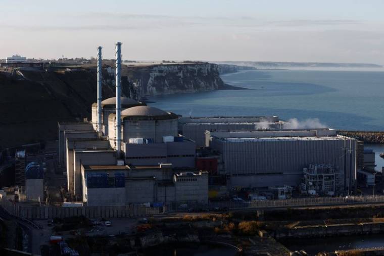 Centrale nucléaire d'EDF à petit-Caux, près de Dieppe, France