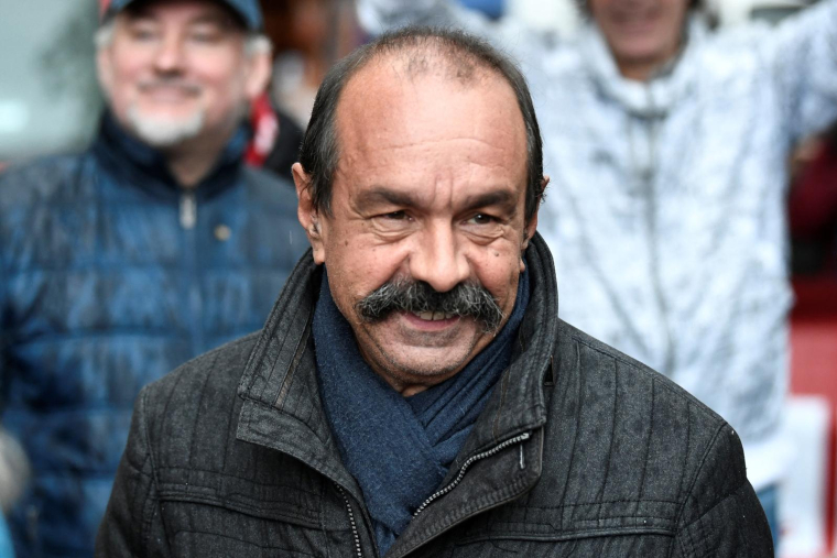 Le secrétaire général de la CGT Philippe Martinez, le 29 septembre 2022 à Paris. ( AFP / STEPHANE DE SAKUTIN )