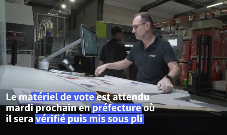Bulletins de vote: des imprimeurs travailleront nuit et jour jusqu'à mardi