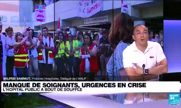 Mobilisation des soignants en France : "aucun service de l'hôpital public n'est épargné"