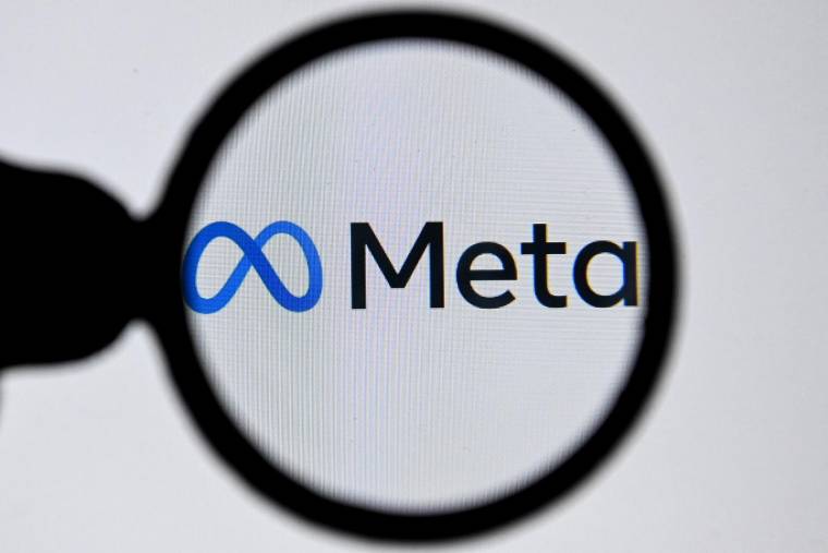 Le logo du groupe Meta, le 1er juin 2022. ( AFP / Kirill KUDRYAVTSEV )