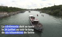 JO-2024/Cérémonie: test sur la Seine avec une cinquantaine de bateaux