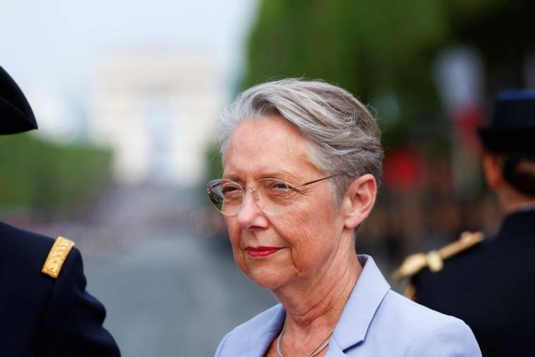 La Première ministre française Elisabeth Borne à Paris