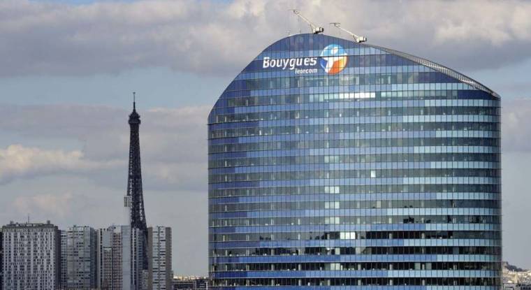 Grâce à un net rebond ces trois derniers mois, l'action Bouygues grimpe de 24% depuis le début de l'année. (© Bouygues)