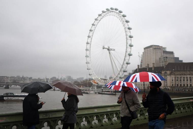 Londres, le 13 décembre 2023. ( AFP / HENRY NICHOLLS )