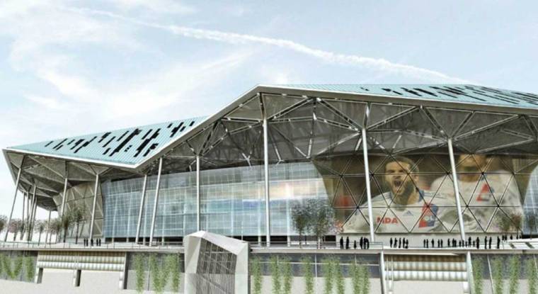 Le futur Grand Stade de L'Olympique Lyonnais. (© OL Groupe)