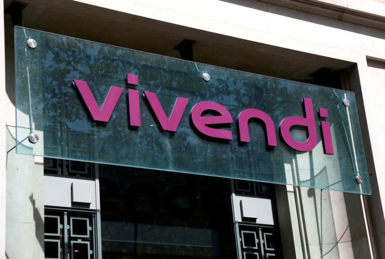 Le logo de Vivendi à Paris