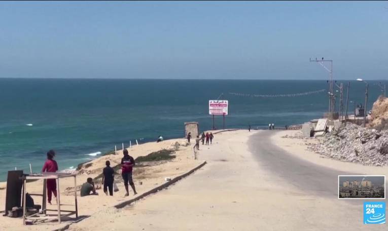 Gaza : un premier chargement d'aide débarqué par la jetée provisoire