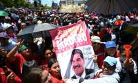 Les partisans du président vénézuélien et candidat à la présidence Nicolas Maduro se rassemblent à Maracaibo, État de Zulia, Venezuela, le 25 juillet 2024 ( AFP / Raul ARBOLEDA )