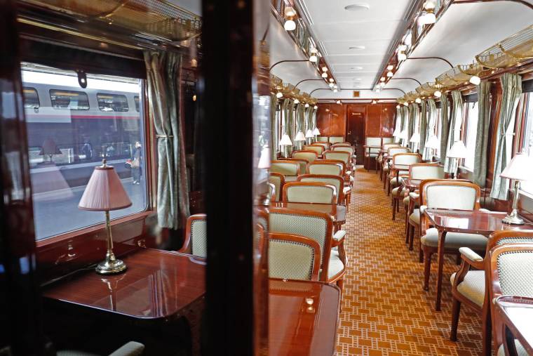 Une reconstitution de l'Orient Express (illustration) ( AFP / FRANCOIS GUILLOT )