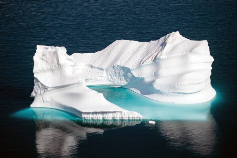 Un iceberg flottant au large du Groenland. ( AFP / JONATHAN NACKSTRAND )