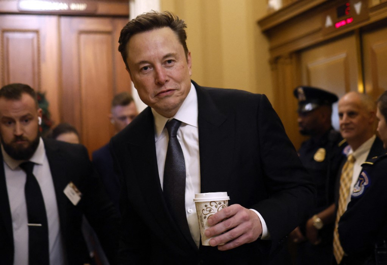 Elon Musk à Washington, aux États-Unis, le 5 décembre 2024. ( GETTY IMAGES NORTH AMERICA / ANNA MONEYMAKER )