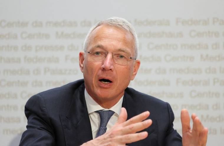 Axel Lehmann, président de Crédit Suisse, à Berne