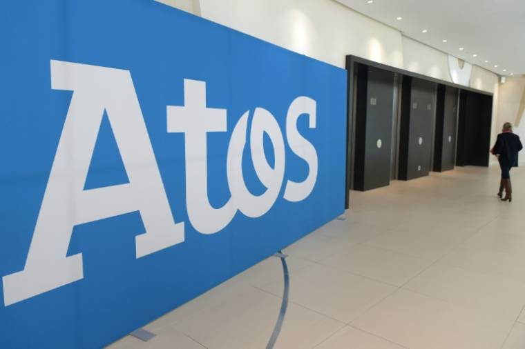 Le siège d'Atos à Bezons, près de Paris, le 4 avril 2019 ( AFP / ERIC PIERMONT )