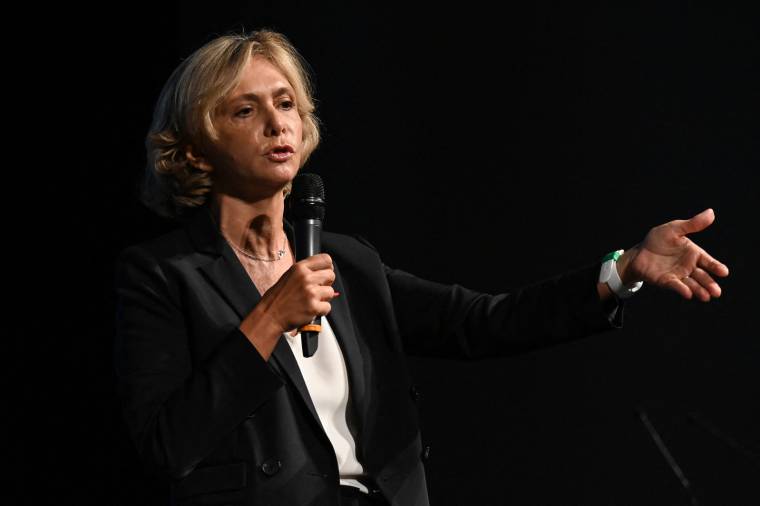 Valérie Pécresse, en septembre 2021, à Paris ( AFP / PASCAL GUYOT )