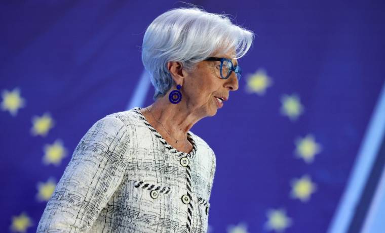 Christine Lagarde à Francort, en Allemagne, le 15 juin 2023. ( AFP / DANIEL ROLAND )