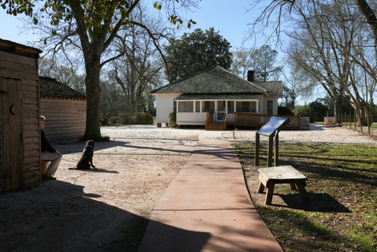 La maison d'enfance de Jimmy Carter à Plains, en Géorgie, aux Etats-Unis, le 30 décembre 2024 ( GETTY IMAGES NORTH AMERICA / Megan Varner )