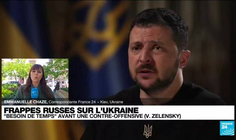 Ukraine : Zelensky assure avoir "besoin de temps" avant une contre-offensive