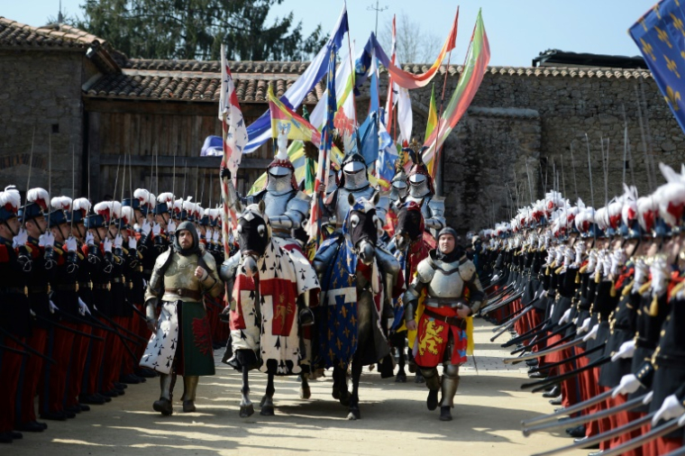 Le Puy du Fou a accueilli 2,8 millions de visiteurs en 2024, nouveau record depuis sa création par Philippe de Villiers ( AFP / JEAN-SEBASTIEN EVRARD )